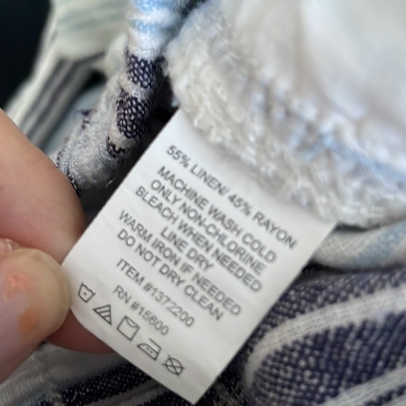 Briggs Linen Blend Baggie Cottage Core Style Pants - Picture 5 of 8